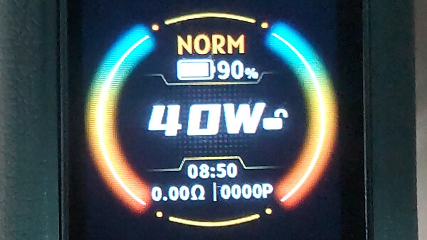 pasito 3 ディスプレイ