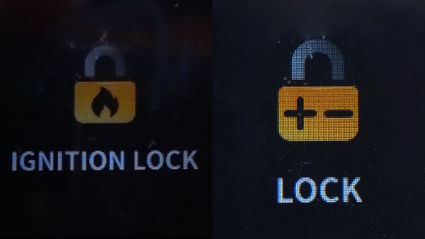 pasito 3 ロック中画面